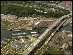 Abeyta & Associates, aerial photo of SWKlickitat Way (yellow line)